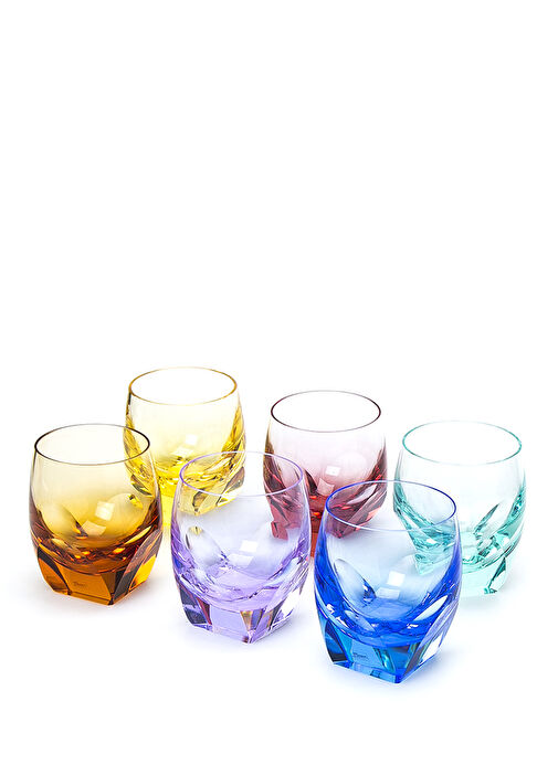 Renkli Su Bardağı Seti 6lı