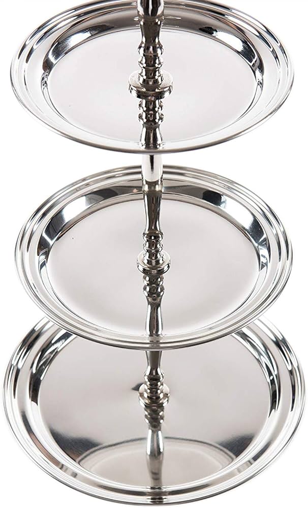 Cam Sunum Tabağı 3 Katlı