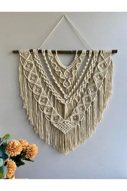 Makrome Duvar Süsü